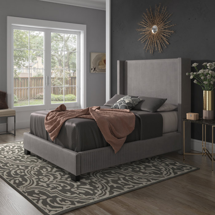 Kingstown Home Vita Upholstered Bed & Reviews Wayfair